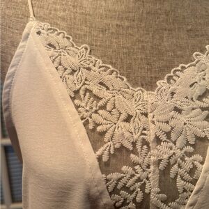 White Lace Tank